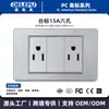 Carregamento Rápido de 20W Padrão dos EUA Painel de Interruptores Padrão dos EUA com Fonte de Alimentação de Parede USB Doméstico Cinza Painel dos EUA Ecológico
