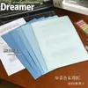 Set de Carpeta de L con Gradiente de una Sola Página Tamaño A4, Alta Calidad, Engrosada, Gran Capacidad, Carpeta para Exámenes de Estudiante, Carpeta de Almacenamiento de Documentos
