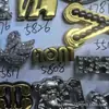 Nueva Moda para Mujer Accesorios de Joyería Elegantes para DIY Decoraciones Cosidas a Mano de Aleación de Zinc Directo del Fabricante
