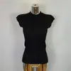 Roupas Femininas de Dongdaemun, Coreia, para Exportação: Elegante, Moderno, Versátil, Slim Fit, Sexy, Feminino, Gola Meia-Alta, Tricô sem Mangas