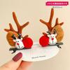 Grampo de Cabelo de Natal Coreia do Sul Grampo de Cabelo Infantil Meninas Bebê Animal Fawn Clip Acessórios de Cabelo de Natal