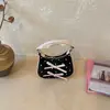 Mini Bolso de Mano con Lazo para Niñas, Linda Cartera de Monedas Estilo Coreano con Lunares, Bolso Pequeño Cruzado para Labial, Moderno