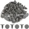 Adecuado para Coche Parachoques de Puerta de Plástico Gris Remache de Presión Clip Clip para Alfombrilla de Piso de Alfombra de Coche Clip de Remache de Plástico