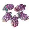 Colgante de Fruta Acrílica Piña Artificial Manzana Plátano Colgante Accesorios para Joyería DIY Accesorios Hechos a Mano para Niños