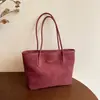 Bolso tote minimalista estilo coreano para mujer, nueva colección otoño 2026, bolso de hombro de gran capacidad, bolso de axila versátil y elegante