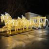 Luzes Decorativas de LED para Passeios Noturnos Culturais e Turísticos, Iluminação de Shopping, Parque e Área Cênica Externa com Formas de Animais como Renas