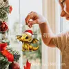 Decoración Navideña de Producto Nuevo Transfronteriza Lindo Dragón de Dibujos Animados Colgante para Coche Colgante para Árbol de Navidad Decoración del Hogar