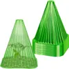 Cubierta cuadrada verde reutilizable para plántulas, cubierta para plantas contra picotazos de pájaros, quemaduras por heladas, cubierta de protección para plántulas