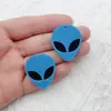 Pendente Alienígena Acrílico Dupla Camada Transfronteiriço Material para Pingente de Celular Creme Brincos DIY
