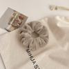 Diadema de felpa para otoño e invierno, anillo para el intestino grueso, nueva diadema dulce para mujer, simple, combinable, linda tocado para niña, cuerda para el cabello