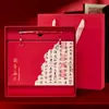 Calendário de Mesa em Couro 2026 High-End Personalizado para Escritório Desktop Criativo Calendário 2026 Ano do Cavalo Calendário de Mesa Caixa de Presente Personalizado