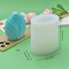 Molde de silicona para mousse de grado alimenticio con forma de bola redonda y forma cuadrada para velas de aromaterapia transfronterizas.