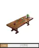 Juego Grande de Mesa de Té y Sillas de Madera Maciza, Una Mesa y Cinco Sillas, Mesa de Té de Estilo Chino Nuevo, Adecuado para Oficina o Uso en Casa, Estación para Preparar Té