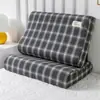 Almohada de Látex Funda Especial Algodón Puro 60X40 Algodón Lavado Funda de Almohada de Algodón Puro Almohada de Espuma Viscoelástica de Goma Niños 50X30