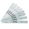 Lima de papel de lija de alta calidad, herramientas para uñas, venta al por mayor, tira de arena de doble cara, tira de pulido mate, lima de madera de arena gris, lima para uñas