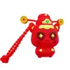 Chaveiro do Ano Novo Chinês com Tema de Cavalo Pequeno Pingente Brinquedo Criativo para Alívio de Estresse Decoração de Chaveiro Presente de Ano Novo