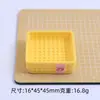Cesta de Animales de Dibujos Animados Plato Cuadrado Creativo Juguete de Comida Pegamento de Crema de Bricolaje Resina Pequeños Accesorios Paquete de Material para Joyería