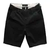 Shorts Casuales de Verano de Moda para Hombre con Cinturón, Shorts Cargo Rectos Sueltos Retro, Shorts Deportivos de Color Sólido de Longitud Media