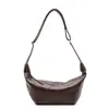 Moda Coreana Mais Vendida Bolsa Grande de Couro Macio para Mulheres 2026 Nova Elegante com Alça Larga Transversal Bolsa Dumpling
