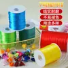 Não. 7 Cordões de Nó Chinês Não. 7 Pulseira de Corda Vermelha Corda Trançada DIY Pulseira Dourada Fio Vermelho Pulseira de Corda Trançada Corda