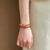 Pulsera de Piedra Solar Nanhong con Cuentas, Lujo Ligero, Sensación de Alta Gama, Pulsera Elegante, Nicho, Sencilla, Versátil, Joyería Elegante al por Mayor