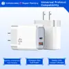 Cargador de Nitruro de Galio Transfronterizo de 45W Adecuado para Teléfonos Apple 17 y Android, Adaptador de Carga Rápida Multi-Puerto