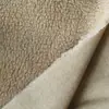 Tecido de Lã Tricotado Jacquard Lã de Cordeiro Marrom Claro para Outono e Inverno Casacos Feitos à Mão, Roupas, Mantas Elásticas e Tecido Polar