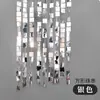 Cortinas de Fio Penduradas com Moldura de Fundo Dourada e Prateada, Adereços de Casamento, Cortinas de Porta Peroladas, Decorações de Teto para Casamento, Cortinas Coloridas de Fio com Lantejoulas e Contas