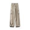 Pantalones de Esquí Calientes Resistentes al Agua con Forro Polar Estilo Pareja Popular, Pantalones de Trabajo con Bolsillos Grandes, Unisex para Montañismo y Actividades al Aire Libre