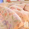 Funda de edredón de terciopelo de leche engrosado con felpa de otoño e invierno, pieza única 150x200x230cm, funda de edredón de terciopelo coral de doble cara para una persona