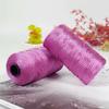 Fio de fita chata fio de seda gelada chapéu chinelos frescos de verão grupo de lã crochê material diy bolsa de lã bolsa tecida à mão