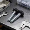Tornillo de mano de rosca recta de cabeza redonda m6 de 14 mm de fábrica, tornillo de cabeza de plástico, tornillo de cabeza de plástico