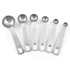 Conjunto de colheres medidoras de aço inoxidável com escala para cozinha, ferramentas de panificação, colher medidora de tempero, colher medidora de café, conjunto de 10 peças em estoque