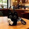 Nuevo llavero de peluche de gato negro, lindo colgante para bolso, perfecto como regalo para parejas, accesorio adorable y divertido, disponible al por mayor