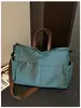 Bolsa de lona grande para mujer, nueva colección de otoño 2026, adecuada para la escuela y el trabajo, bolso de hombro o cruzado de gran capacidad