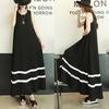 Vestido tipo chaleco modal de versión coreana para mujer de verano, suelto, sin mangas, con vuelo grande, ajustado, talla grande, una generación de cabello