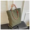 Moda Nueva Transfronteriza 2025 Bolso Tote Versátil de Gama Alta Gran Capacidad Bolso de Mano Simple Casual Bolso de Hombro para Viajar