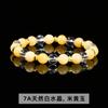 Pulsera de Cristal Blanco Natural 7A, Pulsera Mixta de Piedra Solar de Moda de Lujo Ligero, Exquisita Joyería de Pulsera para Mujer al por Mayor