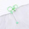 Chaveiro de Miçangas DIY Transfronteiriço Chaveiro de Metal Colorido Pingente para Conjunto de Fone de Ouvido de Celular Chaveiro de Miçangas Fofo