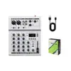 Bluetooth Transfronteiriço Pequeno Mixer de 2 Canais 4 Canais Profissional Performance de Palco Karaoke Entretenimento Reverb USB Mini Mixer