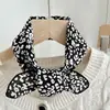 Novo Lenço de Seda de Algodão com Estampa de Leopardo para Primavera e Verão Feminino Fino de Alta Qualidade Profissional Decorativo Lenço Quadrado Multifuncional