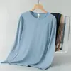 2026 Camiseta Fina de Manga Larga Comercio Exterior Transfronterizo Sudeste Asiático Ropa de Otoño Camiseta Interior Versátil Esencial para Hombre Cuello Redondo Manga Larga