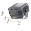 Proyector A10 transfronterizo con WIFI de doble banda, Android 14 inteligente de alta definición, proyector de cardán con enfoque manual