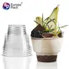 Taza Transparente Redonda Desechable de Plástico de Aviación para Postre Mousse Pudín Helado Exportación Personalizada Transfronteriza