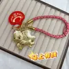Ouro Puro 999 Tenha Dinheiro Imediatamente, Pinheiro, Gato da Sorte, Corrente para Celular, Chaveiro, Pingente de Bolsa, Presente para Namorado e Namorada