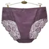 [Yunmengni] Roupa Íntima Feminina Tamanho Grande Exportação Europeia e Americana Sexy Respirável Renda Cobre o Quadril Calça para Mães Shorts Triângulo