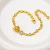 Pulseira da Sorte Pixiu Antiga Banhada a Ouro Incrustada com Diamantes, Novo Estilo Chinês Pixiu de Moeda de Cobre, Elegante e Versátil, Joia Retro Tendência Nacional