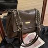 2023 otoño e invierno nueva moda bolso de hombro retro versátil bolso Maillard bolso tote para mujer bolso de gran capacidad