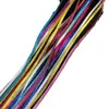 Cabelo Vermelho Colorido Estilo Trança Suja Étnica Corda de Cabelo Headwear de Fita Feito à Mão Acessórios de Cabelo Estilo Palco Infantil