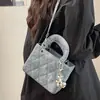 Bolsa de Luxo Nicho Francesa 2025 Nova Popular de Alta Qualidade Ombro Único Transversal Elegante Bolsa de Mão Bolsa para o Dia a Dia Bolsa Princesa Diana